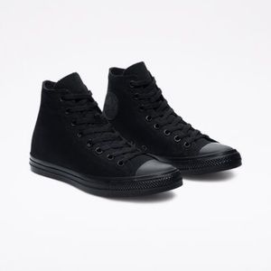 LAST CHANCE before DONATION:
Chuck Taylor All Star- high top, all black